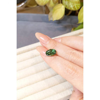 3.86 Ct. Green Tourmaline from Mozambique Life Style