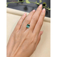 2.40 Ct. Greenish Blue Tourmaline from Namibia Life Style