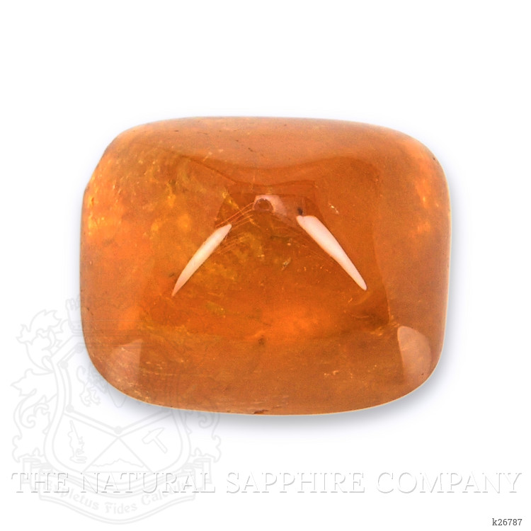 6.87 Ct. Orange Cabochon Spessartite Garnet from Nigeria