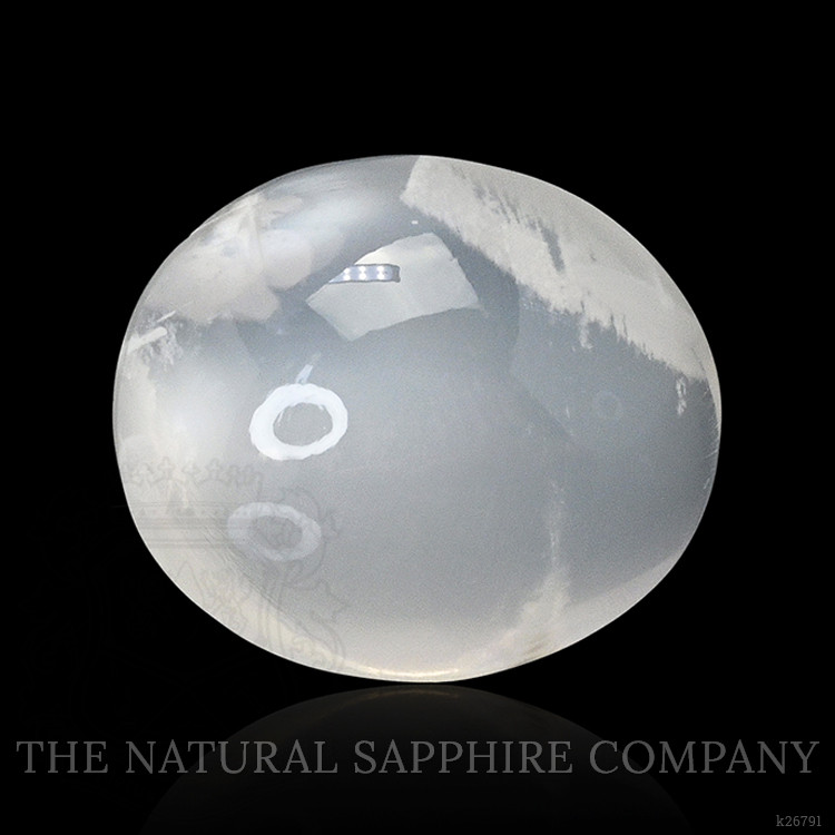 2.44 Ct. White Cabochon Moonstone from Ceylon (Sri Lanka)