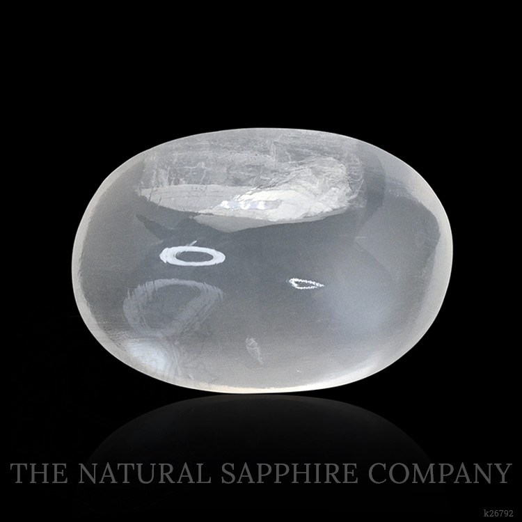 2.45 Ct. White Cabochon Moonstone from Ceylon (Sri Lanka)
