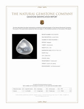 2.45 Ct. White Cabochon Moonstone from Ceylon (Sri Lanka) Scan Report