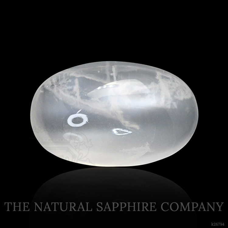 2.77 Ct. White Cabochon Moonstone from Ceylon (Sri Lanka)