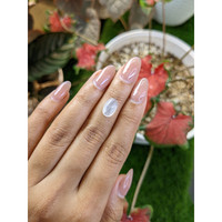 2.77 Ct. White Cabochon Moonstone from Ceylon (Sri Lanka) Life Style