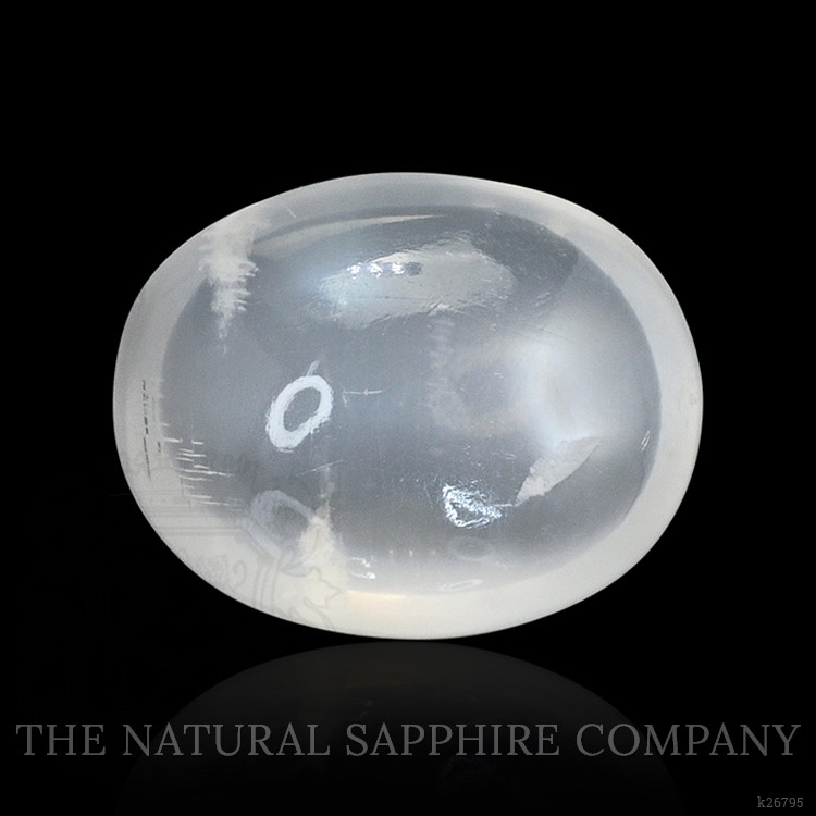 2.86 Ct. White Cabochon Moonstone from Ceylon (Sri Lanka)