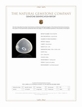2.96 Ct. White Cabochon Moonstone from Ceylon (Sri Lanka) Scan Report