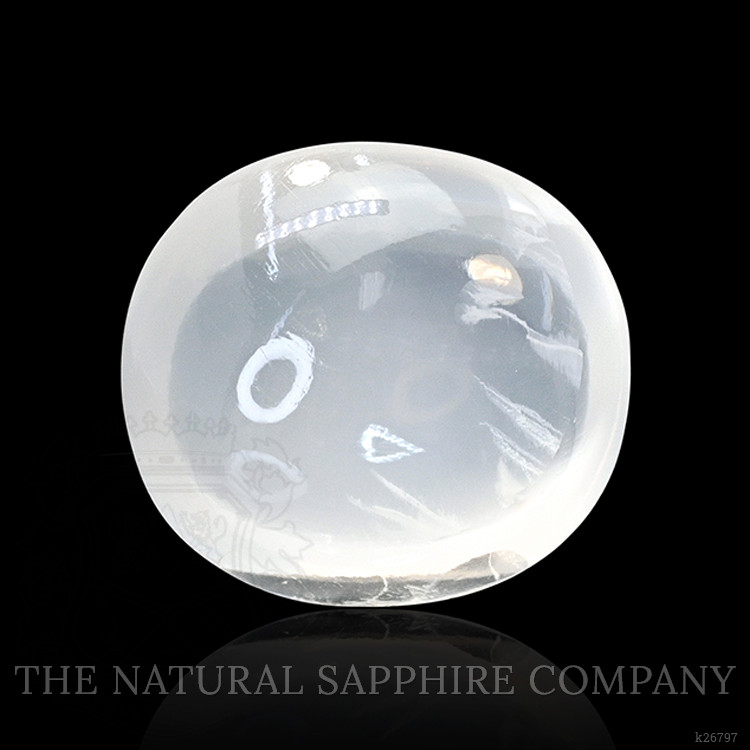 2.98 Ct. White Cabochon Moonstone from Ceylon (Sri Lanka)