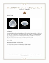 3.00 Ct. White Cabochon Moonstone from Ceylon (Sri Lanka) Appraisal