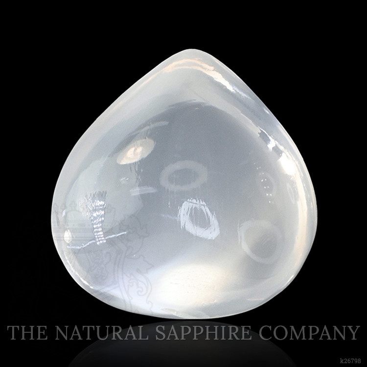 3.00 Ct. White Cabochon Moonstone from Ceylon (Sri Lanka)
