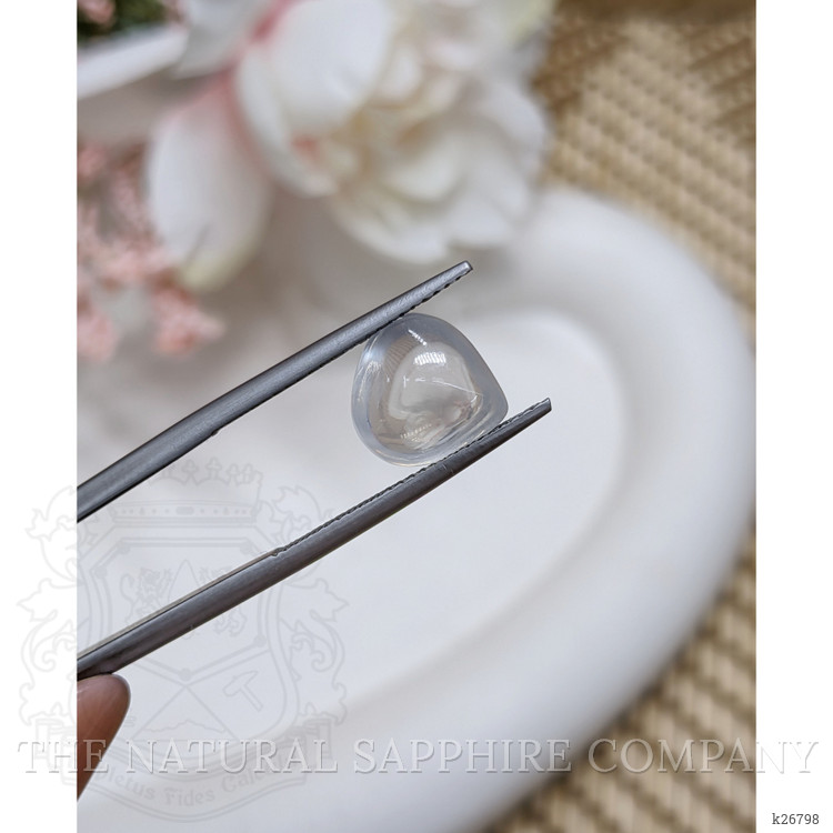 3.00 Ct. White Cabochon Moonstone from Ceylon (Sri Lanka)