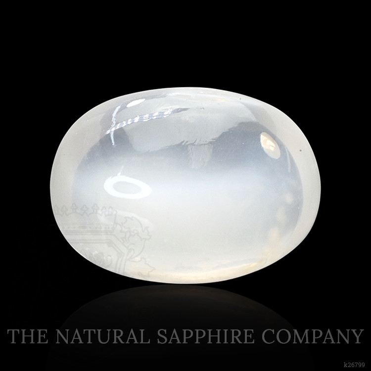 3.26 Ct. White Cabochon Moonstone from Ceylon (Sri Lanka)
