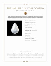 3.86 Ct. White Cabochon Moonstone from Ceylon (Sri Lanka) Scan Report