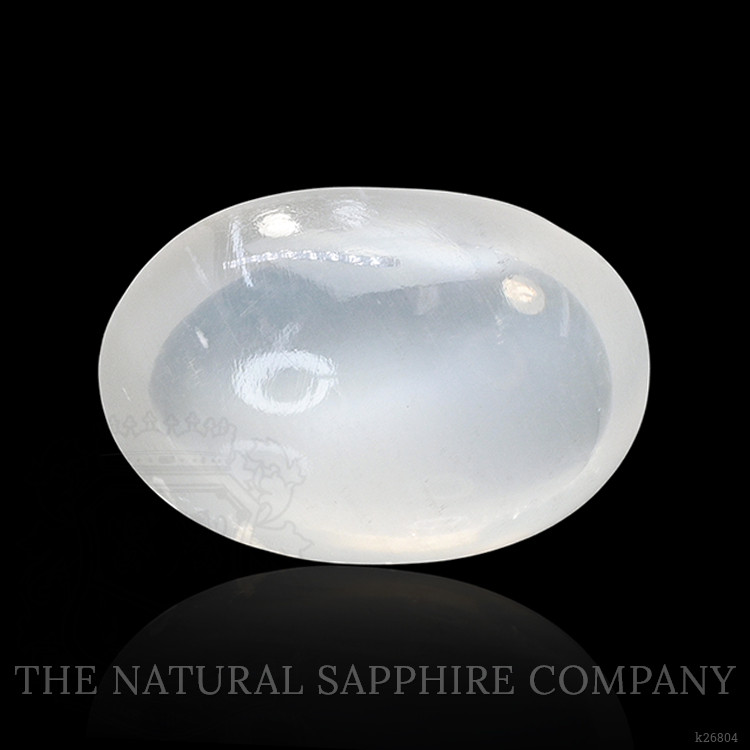 4.34 Ct. White Cabochon Moonstone from Ceylon (Sri Lanka)