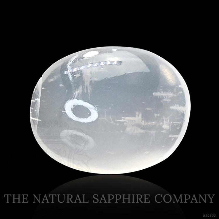 4.35 Ct. White Cabochon Moonstone from Ceylon (Sri Lanka)