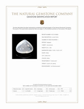 4.48 Ct. White Cabochon Moonstone from Ceylon (Sri Lanka) Scan Report