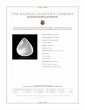 4.67 Ct. White Cabochon Moonstone from Ceylon (Sri Lanka) Scan Report