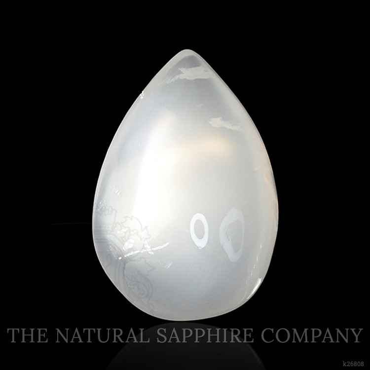 6.51 Ct. White Cabochon Moonstone from Ceylon (Sri Lanka)