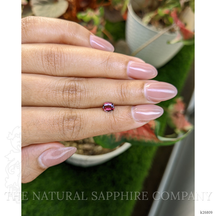 0.60 Ct. Purplish Pink Rhodolite Garnet from Ceylon (Sri Lanka)