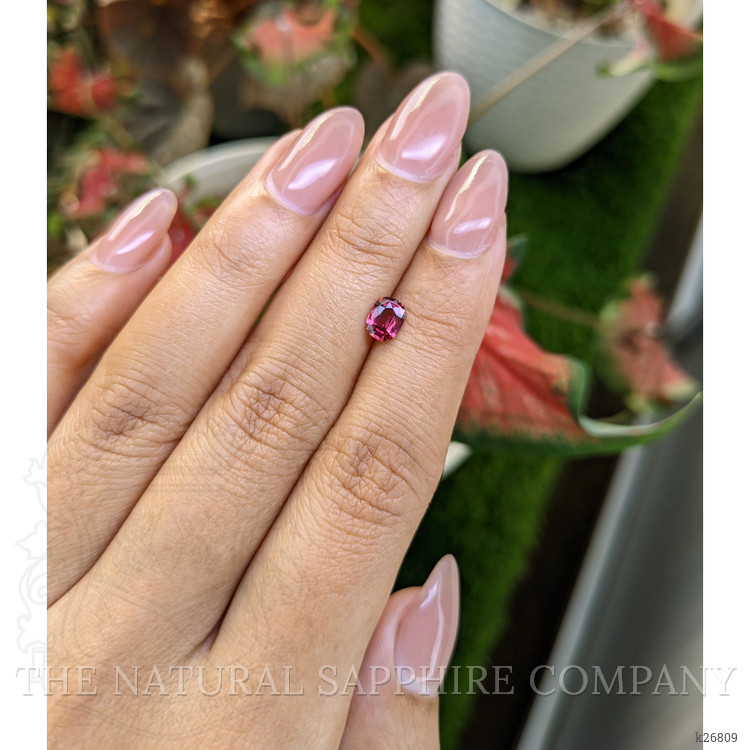 0.60 Ct. Purplish Pink Rhodolite Garnet from Ceylon (Sri Lanka)