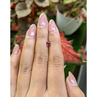0.60 Ct. Purplish Pink Rhodolite Garnet from Ceylon (Sri Lanka) Life Style