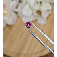 0.73 Ct. Purplish Pink Rhodolite Garnet from Ceylon (Sri Lanka) Life Style