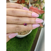 0.97 Ct. Pinkish Purple Rhodolite Garnet from Ceylon (Sri Lanka) Life Style