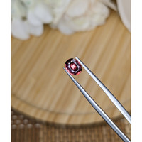 0.97 Ct. Red Rhodolite Garnet from Ceylon (Sri Lanka) Life Style