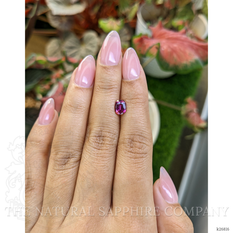 1.10 Ct. Purple Rhodolite Garnet from Ceylon (Sri Lanka)