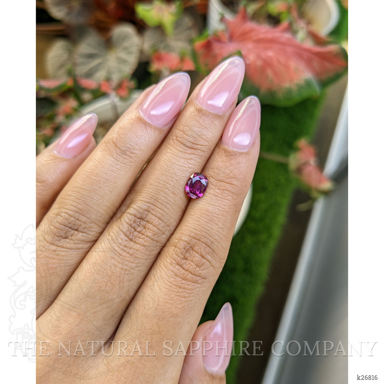 1.10 Ct. Purple Rhodolite Garnet from Ceylon (Sri Lanka)