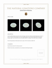 0.35 Ct. White Opal from Australia Appraisal