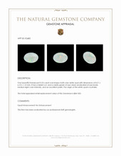 0.35 Ct. White Opal from Australia Appraisal