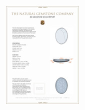 0.35 Ct. White Opal from Australia 3 D Scan Report