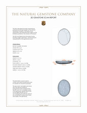 0.35 Ct. White Opal from Australia 3 D Scan Report