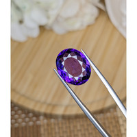 9.66 Ct. Purple Amethyst from Brazil Life Style