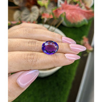9.66 Ct. Purple Amethyst from Brazil Life Style