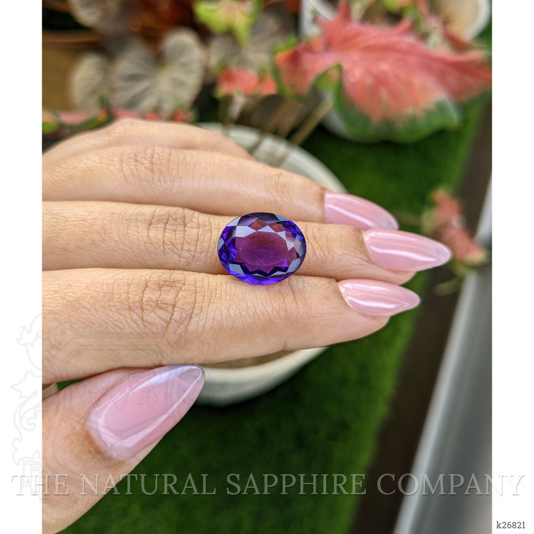 9.66 Ct. Purple Amethyst from Brazil