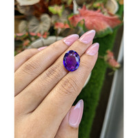 9.66 Ct. Purple Amethyst from Brazil Life Style