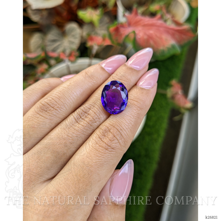 9.66 Ct. Purple Amethyst from Brazil