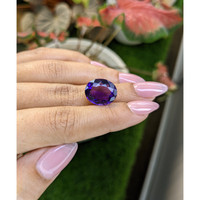 9.76 Ct. Purple Amethyst from Brazil Life Style