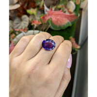 9.76 Ct. Purple Amethyst from Brazil Life Style