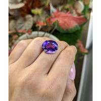 10.55 Ct. Purple Amethyst from Brazil Life Style