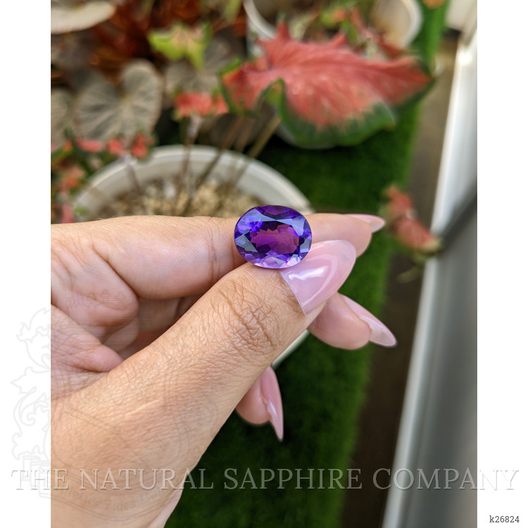 10.55 Ct. Purple Amethyst from Brazil