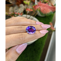 10.55 Ct. Purple Amethyst from Brazil Life Style