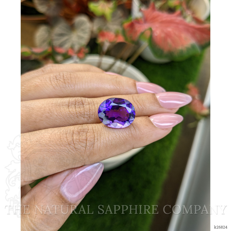 10.55 Ct. Purple Amethyst from Brazil