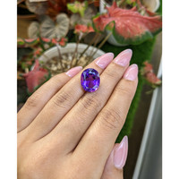 10.55 Ct. Purple Amethyst from Brazil Life Style