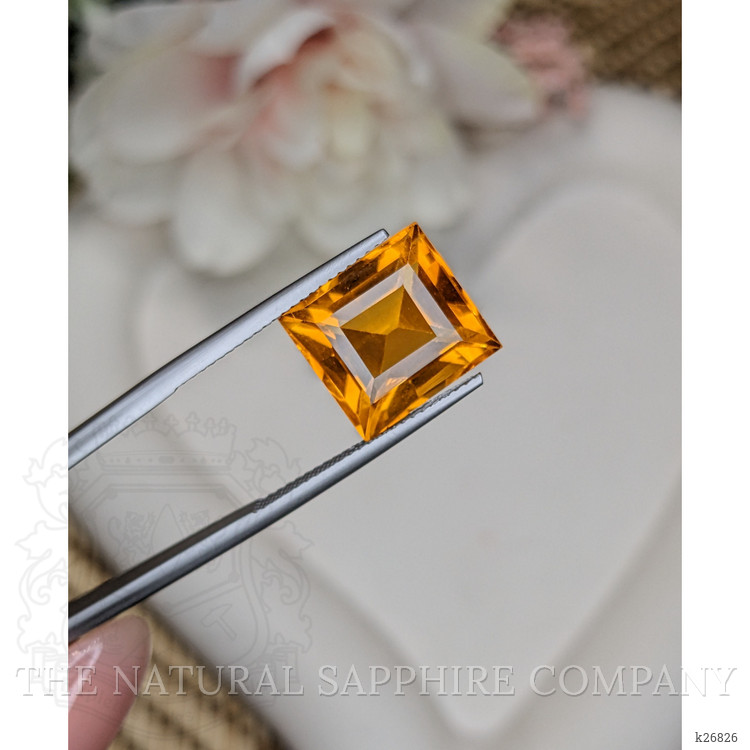 9.25 Ct. Yellowish Orange Citrine from Brazil