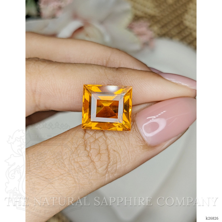 9.25 Ct. Yellowish Orange Citrine from Brazil