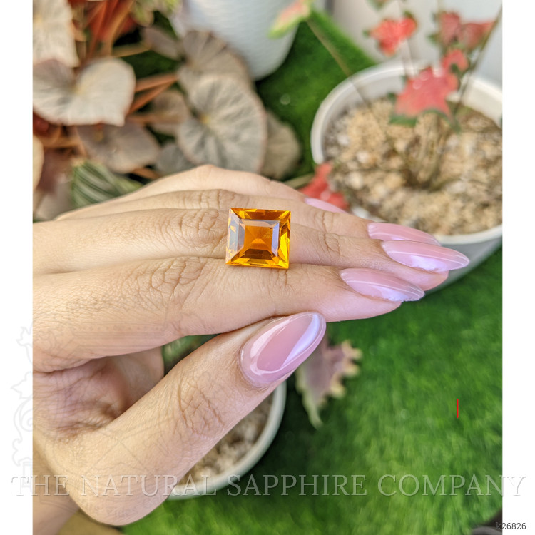 9.25 Ct. Yellowish Orange Citrine from Brazil
