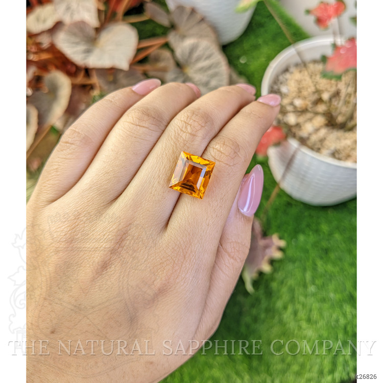 9.25 Ct. Yellowish Orange Citrine from Brazil
