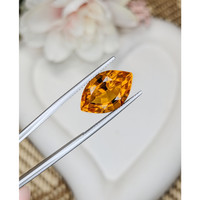 8.73 Ct. Yellowish Orange Citrine from Ceylon (Sri Lanka) Life Style
